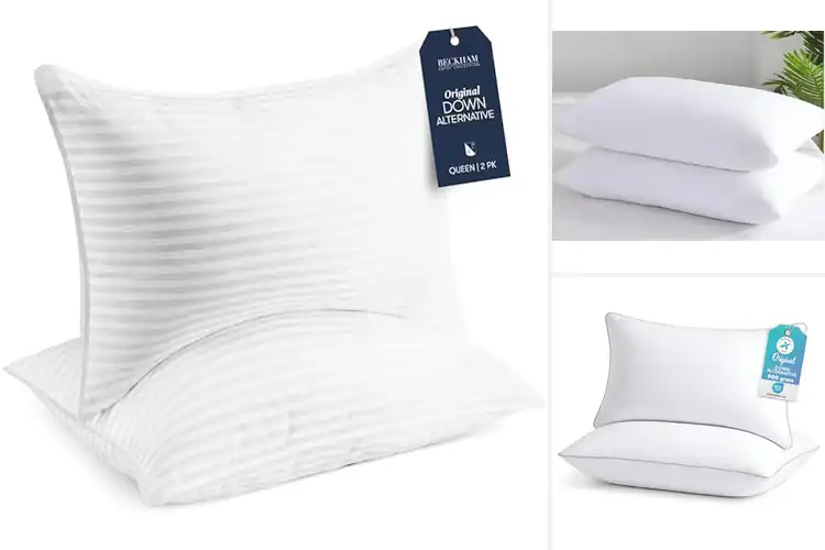 Detailed view of Best 1050 Gram Down Alternative Fill Pillows