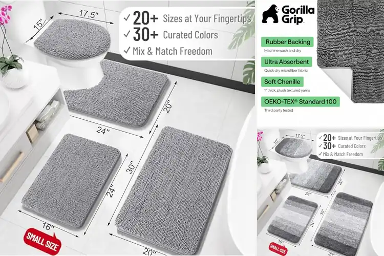Detailed view of Best Absorbent Bath Rugs