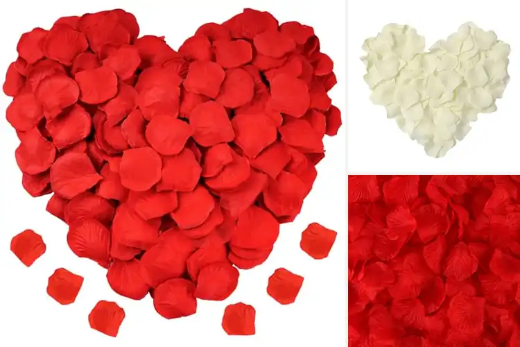 Detailed view of Best Artificial Rose Petals
