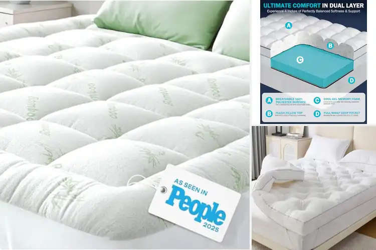Detailed view of Best Back Support Mattress Topper