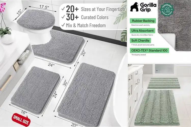 Detailed view of Best Bath Mats: 10 Cozy & Stylish Picks for Your Bathroom