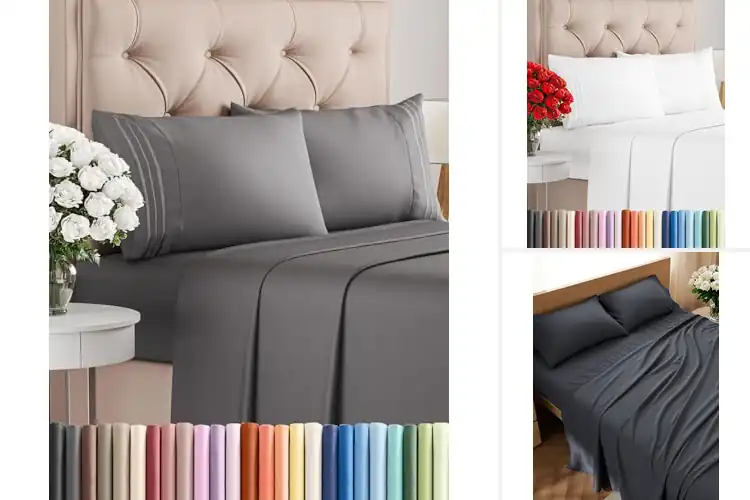 Detailed view of Best Bedding Sheet Set For Cooling Comfort