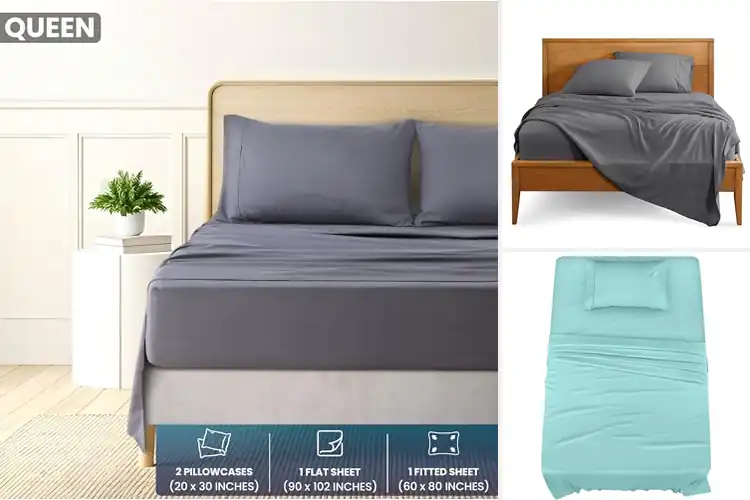 Detailed view of Best Brushed Microfiber Bed Sheets