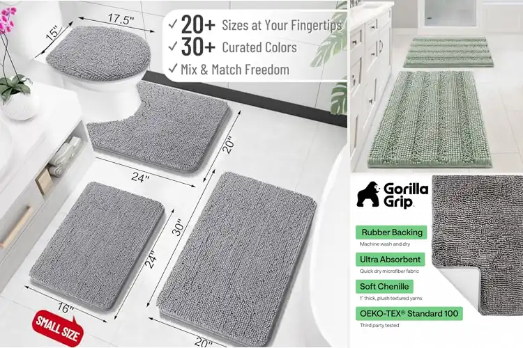 Detailed view of Best Chenille Bath Mats: Top 10 Cozy & Stylish Picks