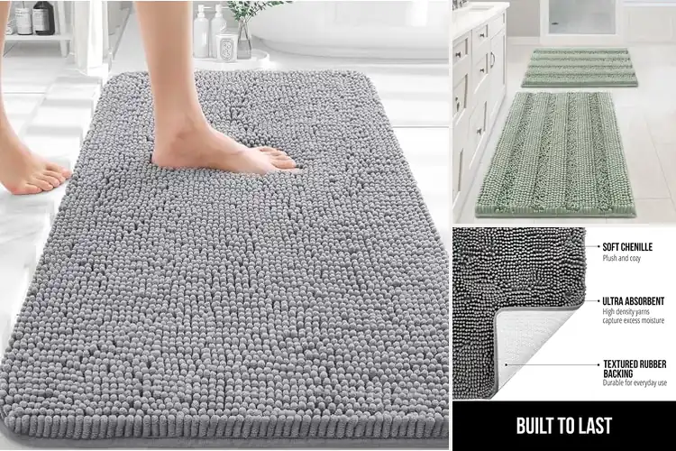 Detailed view of Best Chenille Bath Rugs