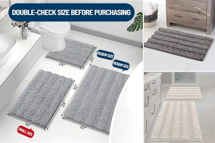 Detailed view of Best Chenille Plush Mats