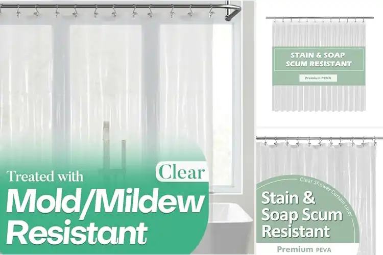 Detailed view of Best Clear Shower Liners