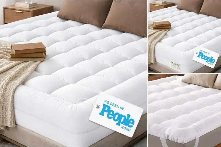 Detailed view of Best Cloud Like Sleep Mattress Topper