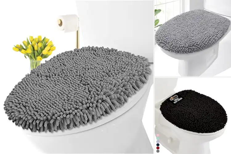 Detailed view of Best Coordinating Chenille Toilet Covers