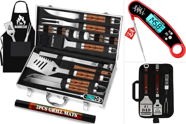 Detailed view of Best Dad Grilling Thermometers Gift