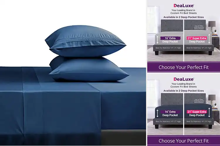 Detailed view of Best Deep Pocket Sheets For 16 Inch Mattresses