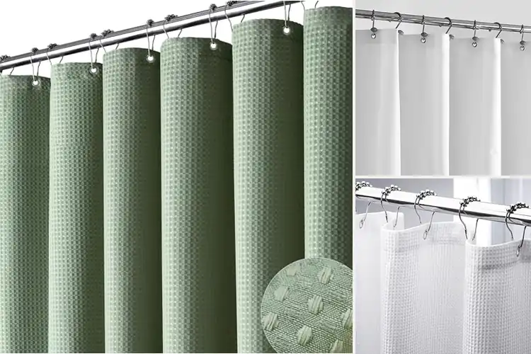 Detailed view of Best Fabric Shower Curtains
