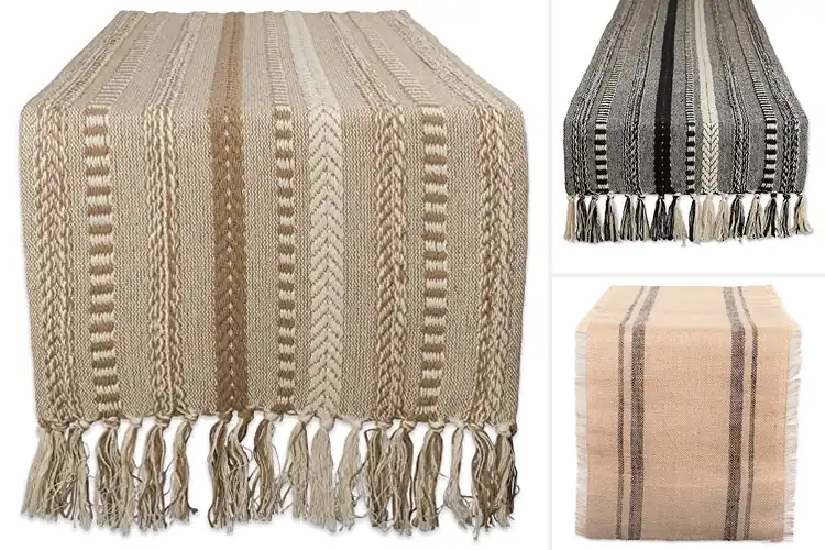 Detailed view of Best Farmhouse Table Runners