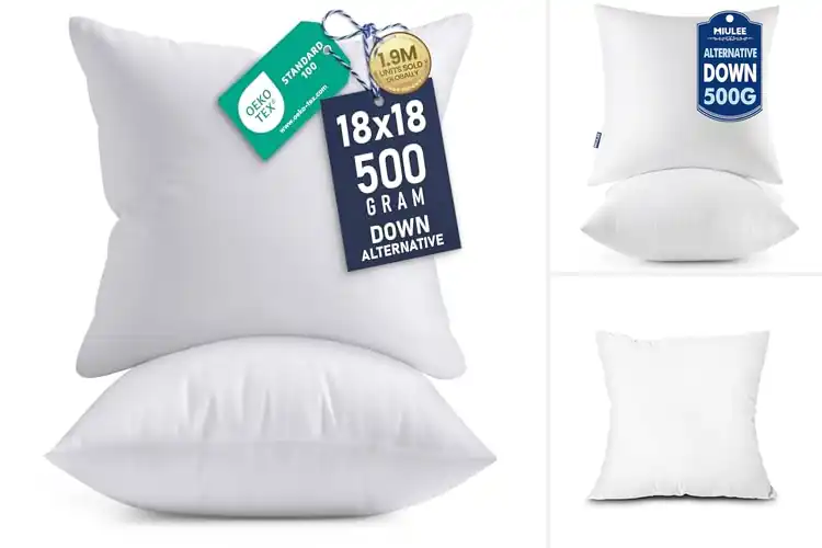 Detailed view of Best Fluffiness 18X18 Pillow Inserts