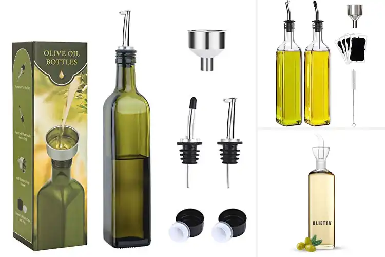 Detailed view of Best Glass Olive Oil Dispenser Bottles
