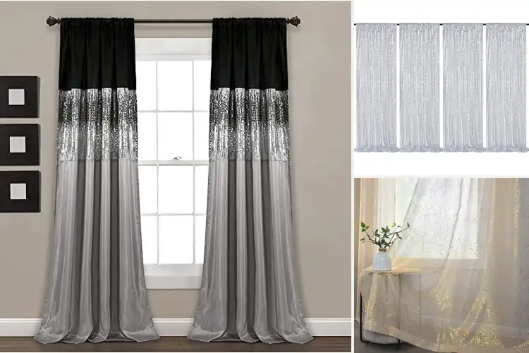 Detailed view of Best Glitter Curtains
