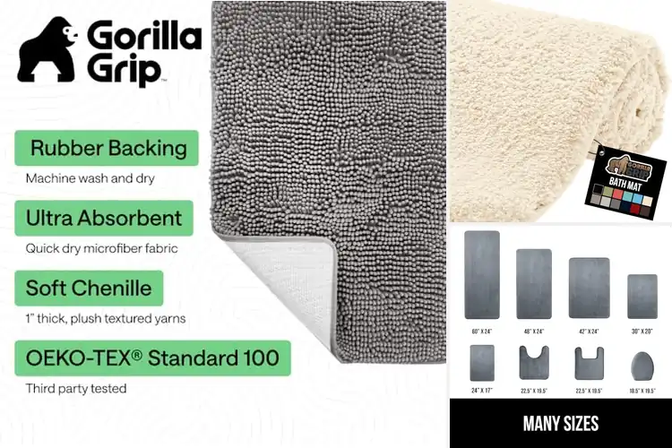Detailed view of Best Gorilla Grip Bath Rug