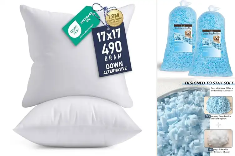 Detailed view of Best High-Rebound Pillow Filling: Top 10 Comfort Upgrades