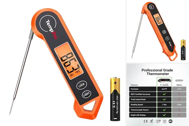 Detailed view of Best Instant Read Meat Thermometers For Grilling