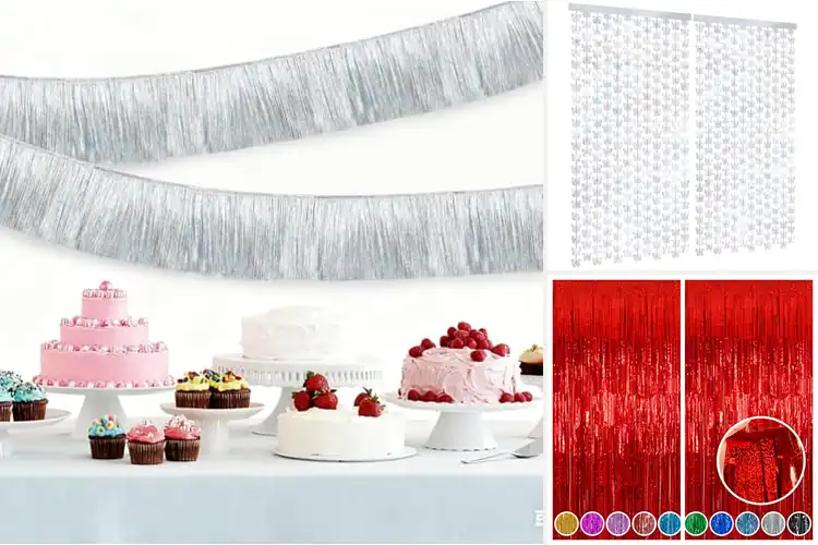 Detailed view of Best Laser Fringe Curtains