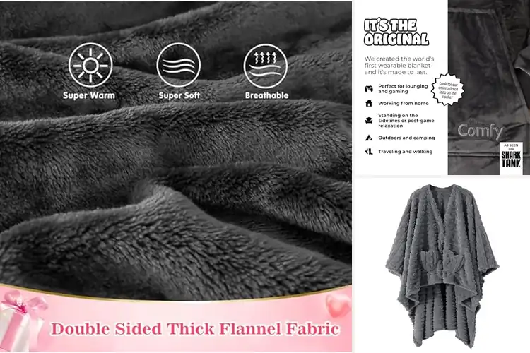 Detailed view of Best Lounge Wearable Blanket