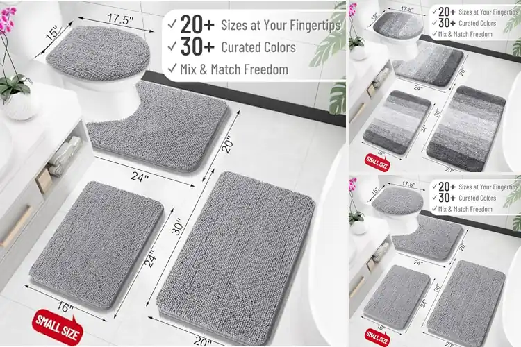 Detailed view of Best Machine-Washable Bath Mats: Top 10 Cozy & Clean Picks