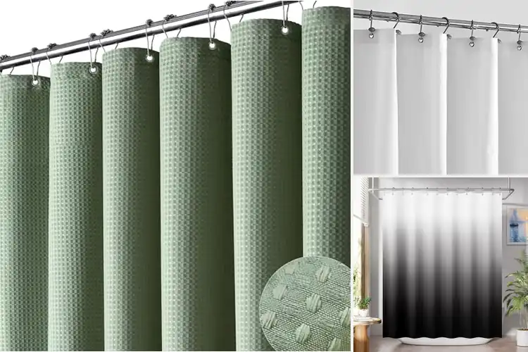 Detailed view of Best Machine Washable Shower Curtains