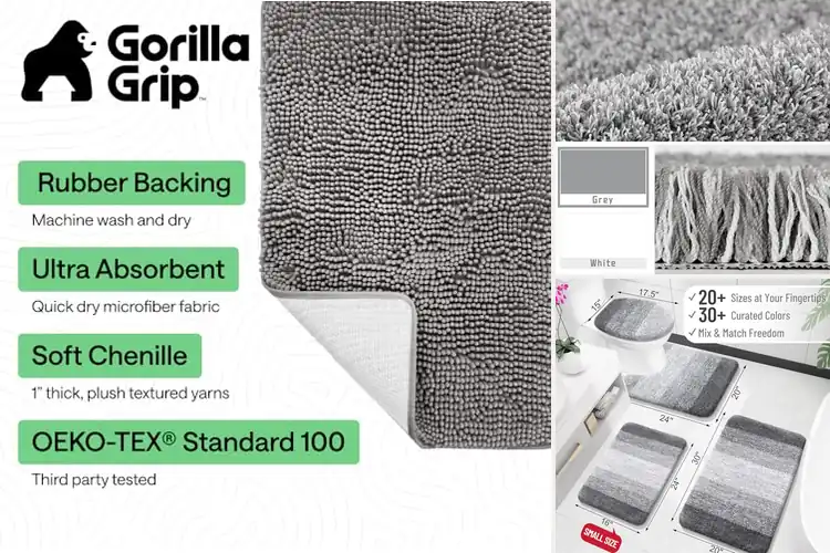 Detailed view of Best Microfiber Shower Mats