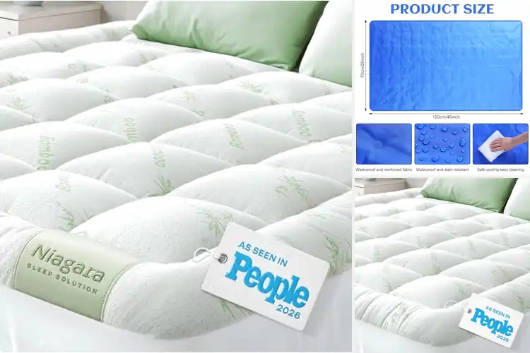 Detailed view of Best Naturally Cooling Bed Pad For Hot Sleepers