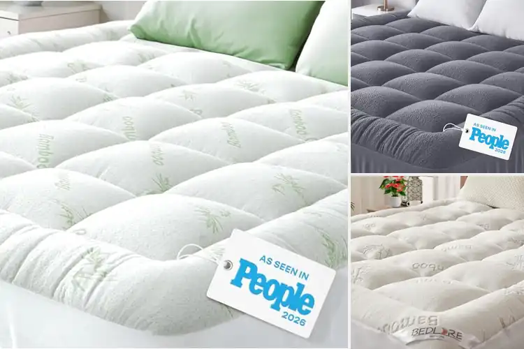Detailed view of Best Naturally Cooling Mattress Topper