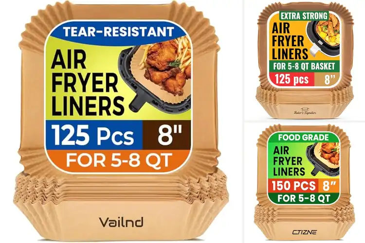 Detailed view of Best Non-Stick Air Fryer Liners