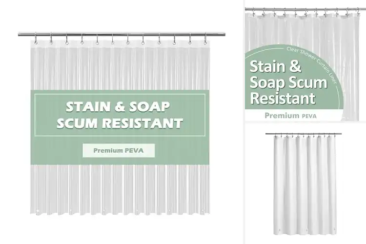 Detailed view of Best PEVA Shower Liner