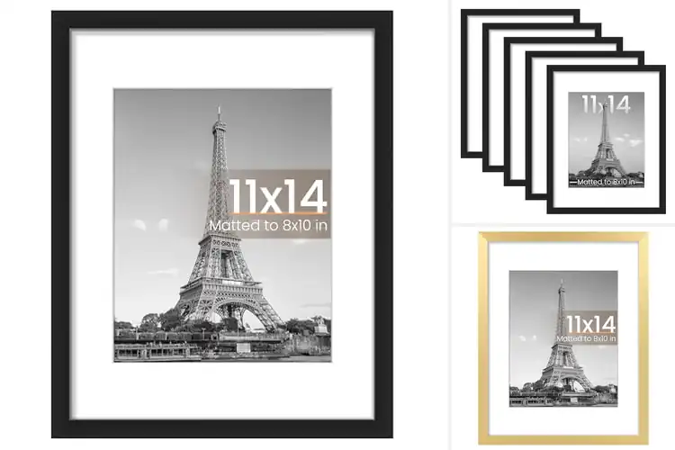 Detailed view of Best Picture Frames With Mat For 8X10 Or 11X14