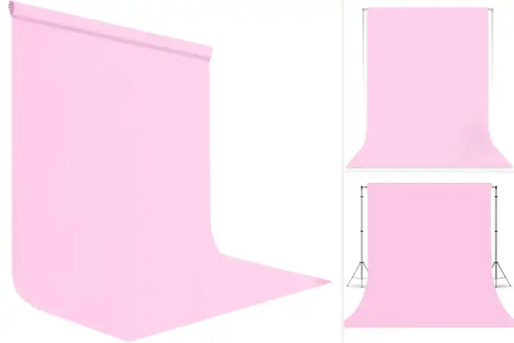 Detailed view of Best Pink Backdrops: Vibrant & Professional Shoots