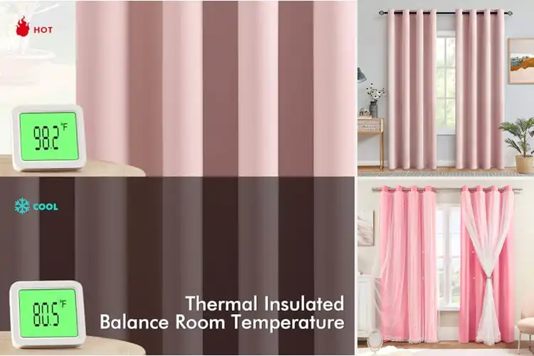 Detailed view of Best Pink Curtains
