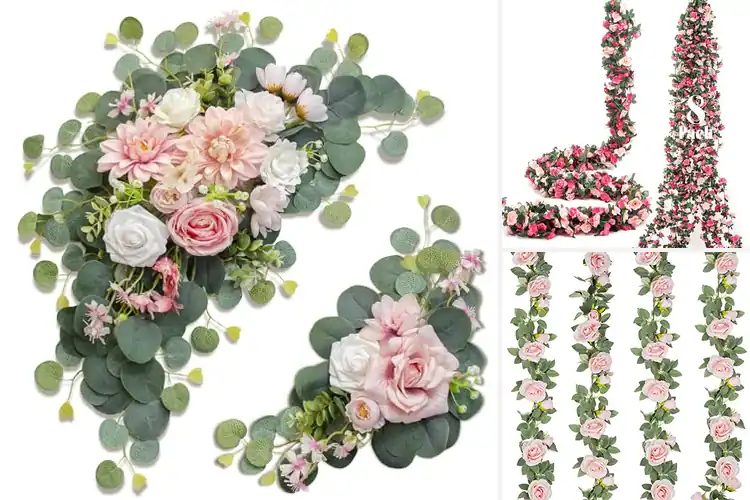 Detailed view of Best Pink Wedding Backdrops