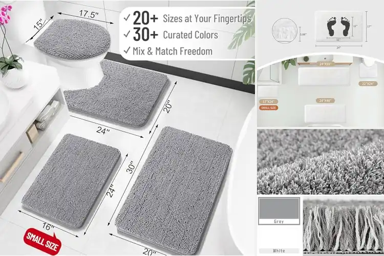 Detailed view of Best Plush Bath Rugs