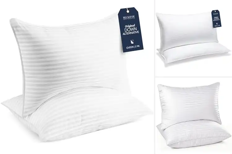 Detailed view of Best Plush Bounce-Back Pillows: Top 10 for Restful Sleep