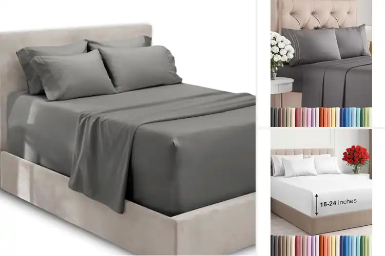 Detailed view of Best Queen Deep Pocket Sheets