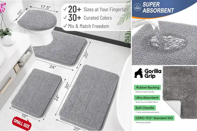 Detailed view of Best Quick Dry Bath Mats: Top 10 Picks for Cozy, Dry Floors