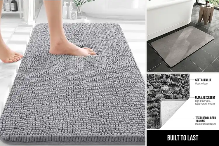 Detailed view of Best Quick Dry Bath Rugs: Stay Safe & Cozy Every Step