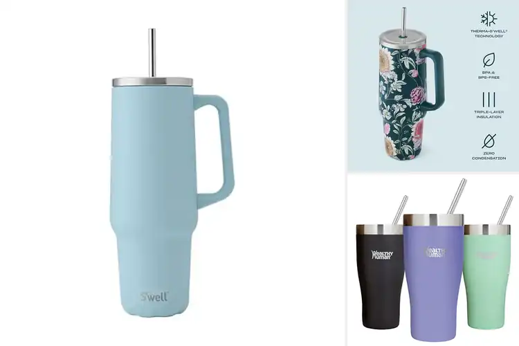 Detailed view of Best Recycled Stainless Steel Tumblers