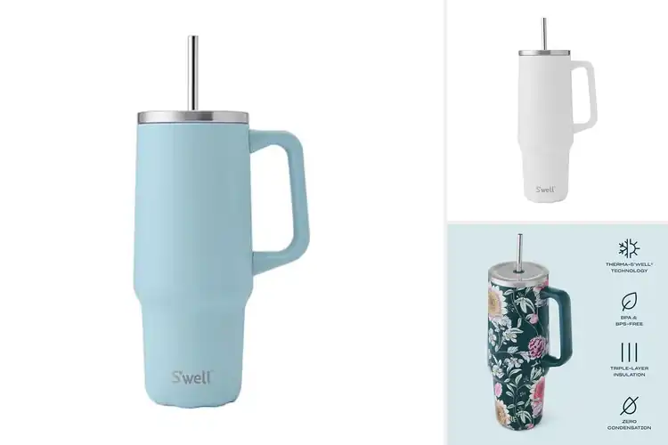 Detailed view of Best Recycled Steel Tumbler