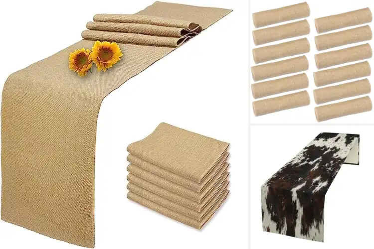 Detailed view of Best Rustic Table Runners