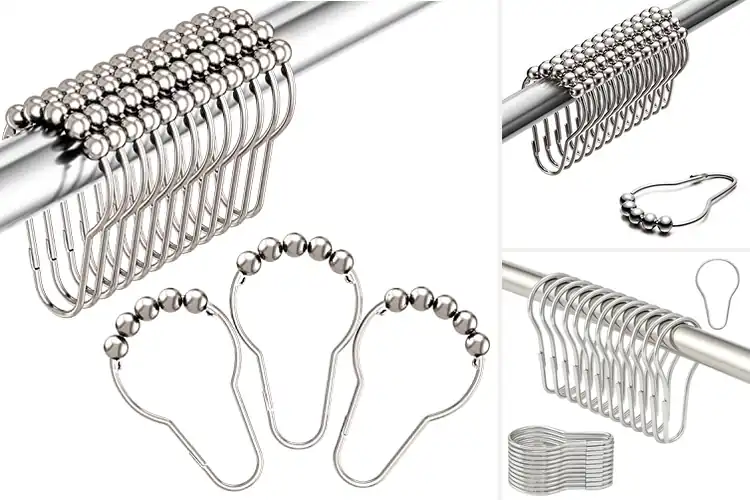 Detailed view of Best Smooth Gliding Shower Hooks