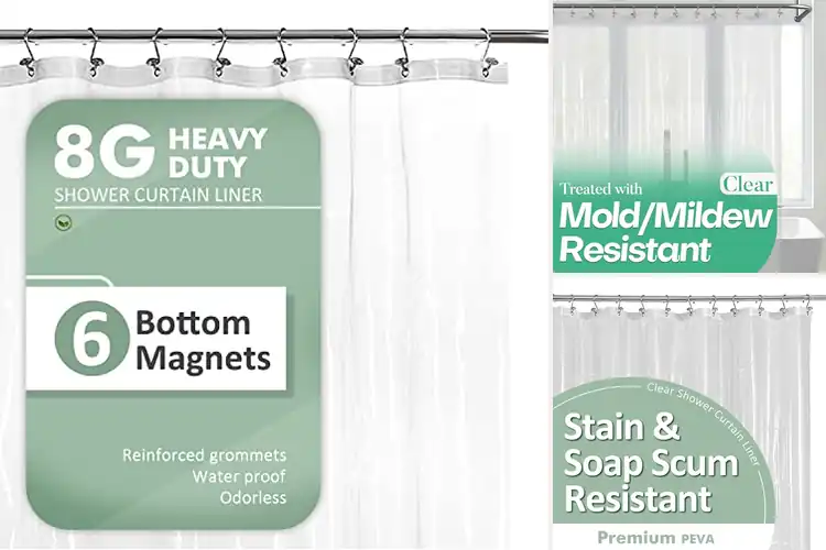 Detailed view of Best Standalone Or Liner Shower Curtain