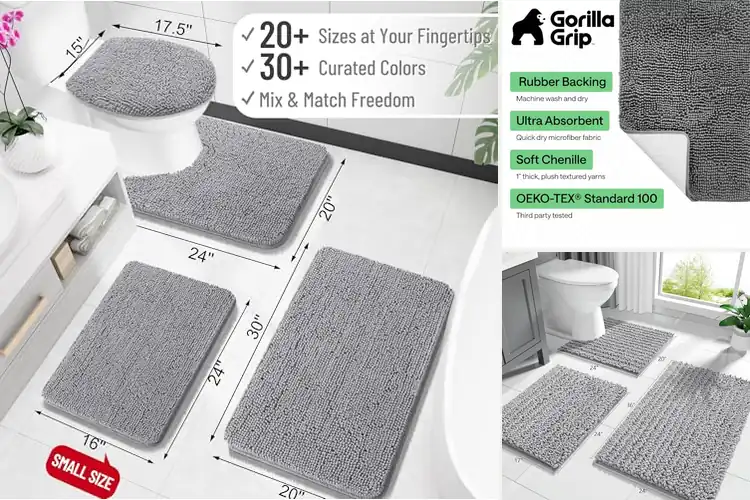 Detailed view of Best Thick Chenille Mats for Ultimate Comfort & Style