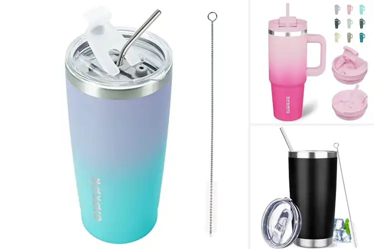 Detailed view of Best Travel Mugs With Straws