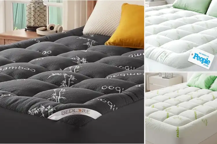 Detailed view of Best Viscose Bamboo Mattress Topper