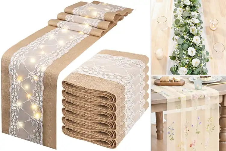 Detailed view of Best Wedding Table Runners